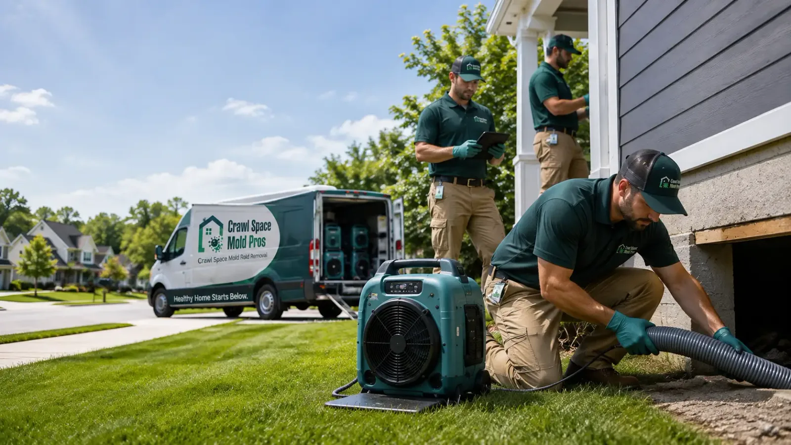 Crawl Space Mold Removal in Springdale, MT